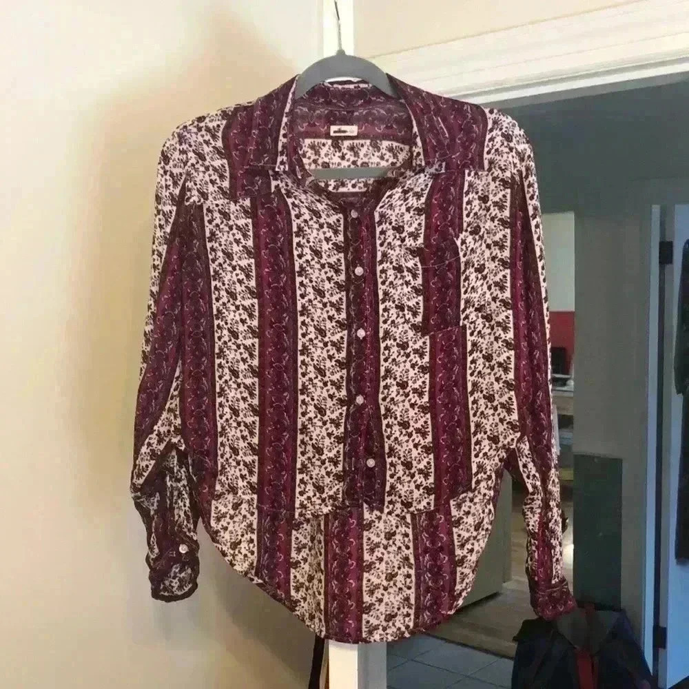 Hollister button down shirt.